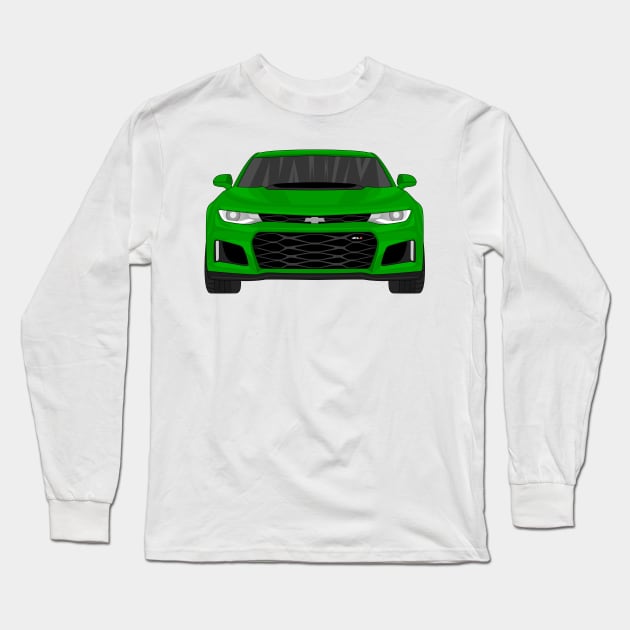 CAMARO GREEN Long Sleeve T-Shirt by VENZ0LIC